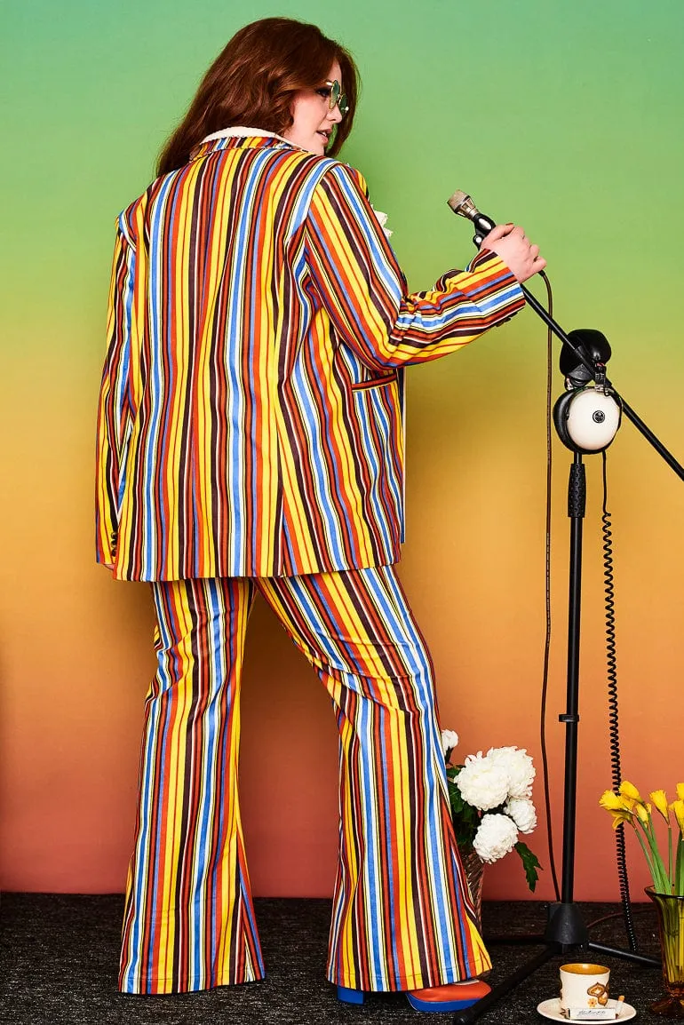 A Hard Day's Night Striped Blazer - SSA292 (UK8)