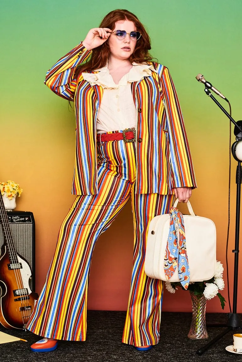 A Hard Day's Night Striped Blazer - SSA292 (UK8)