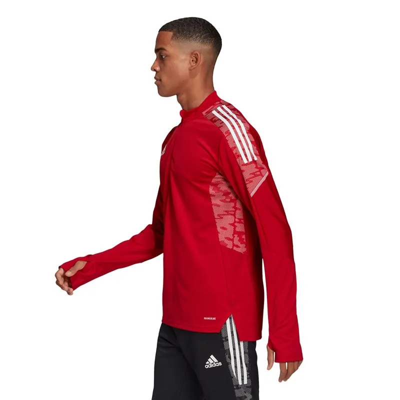 adidas Condivo 21 1/4 Training Top - Adult - Red