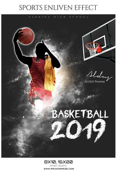 Aldus Thomas - Basketball Sports Enliven Effects Photography Template