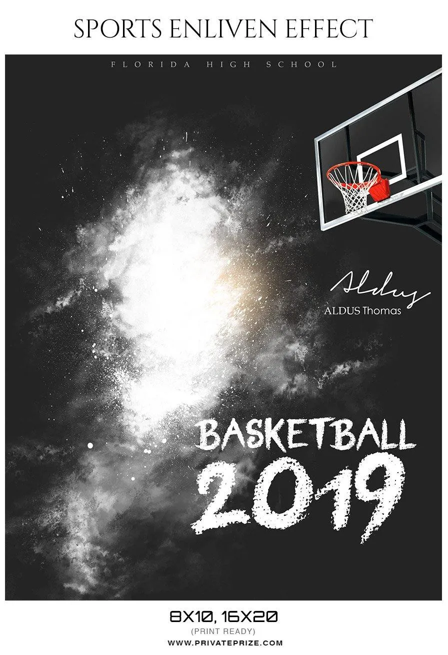 Aldus Thomas - Basketball Sports Enliven Effects Photography Template