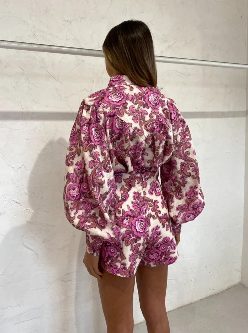 Alemais Isla Shirt in Magenta
