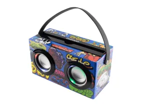 Altavoz inalámbrico - Daewoo DSK-444, 12 W RMS, Karaoke, Micrófono incluido, Bluetooth, USB, Autonomía 5h