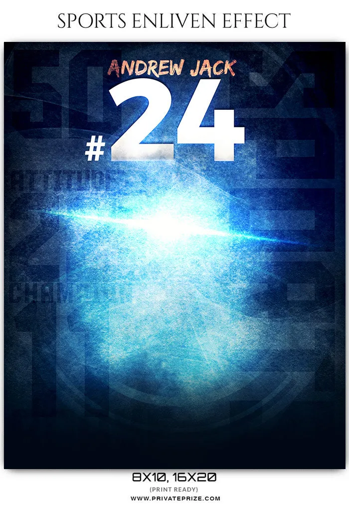 Andrew Jack - Basketball Sports Enliven Effects Photography Template