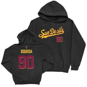 Arizona State Football Black Script Hoodie  - Kyran Bourda