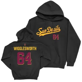 Arizona State Football Black Script Hoodie  - Tyler Wigglesworth