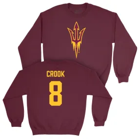 Arizona State Football Maroon Legacy Crew - Jordan Crook
