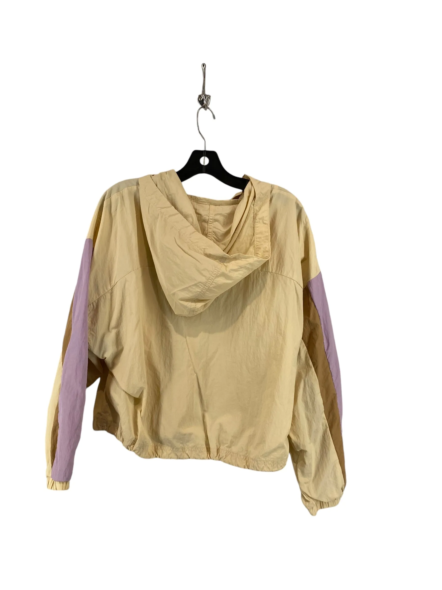 Athletic Jacket By Joy Lab In Tan, Size: L