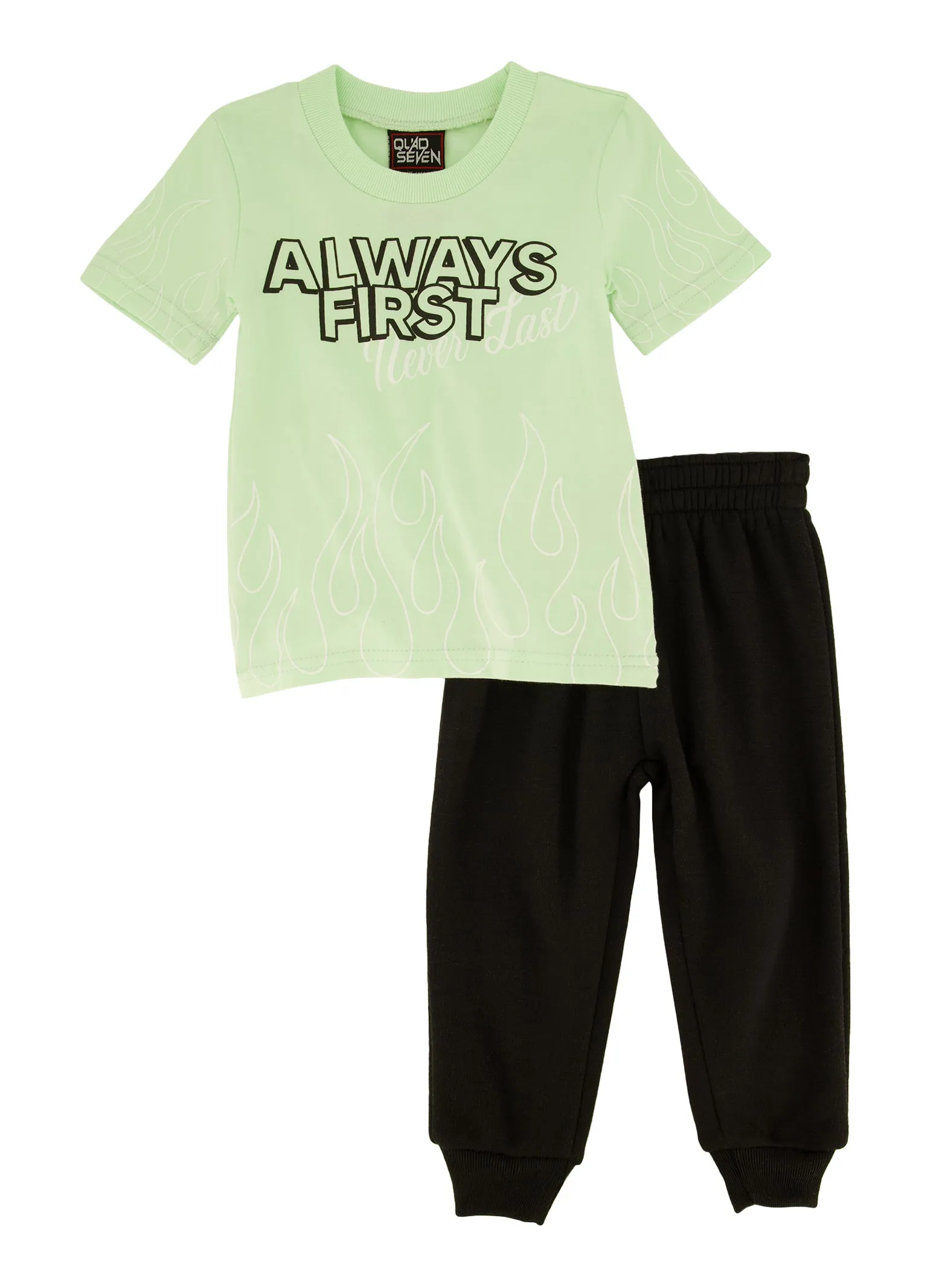 Baby Boys 12-24M Always First Graphic Tee and Joggers