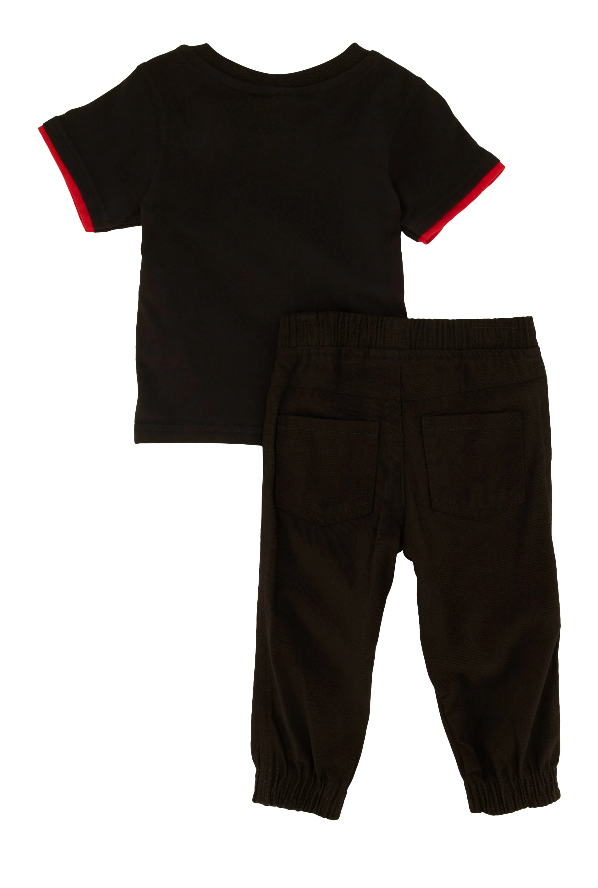 Baby Boys 12-24M Fresh Camo Graphic Tee and Twill Joggers