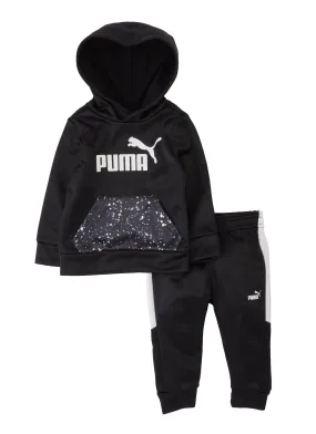 Baby Boys 12-24M Paint Splatter Pocket Hoodie and Joggers