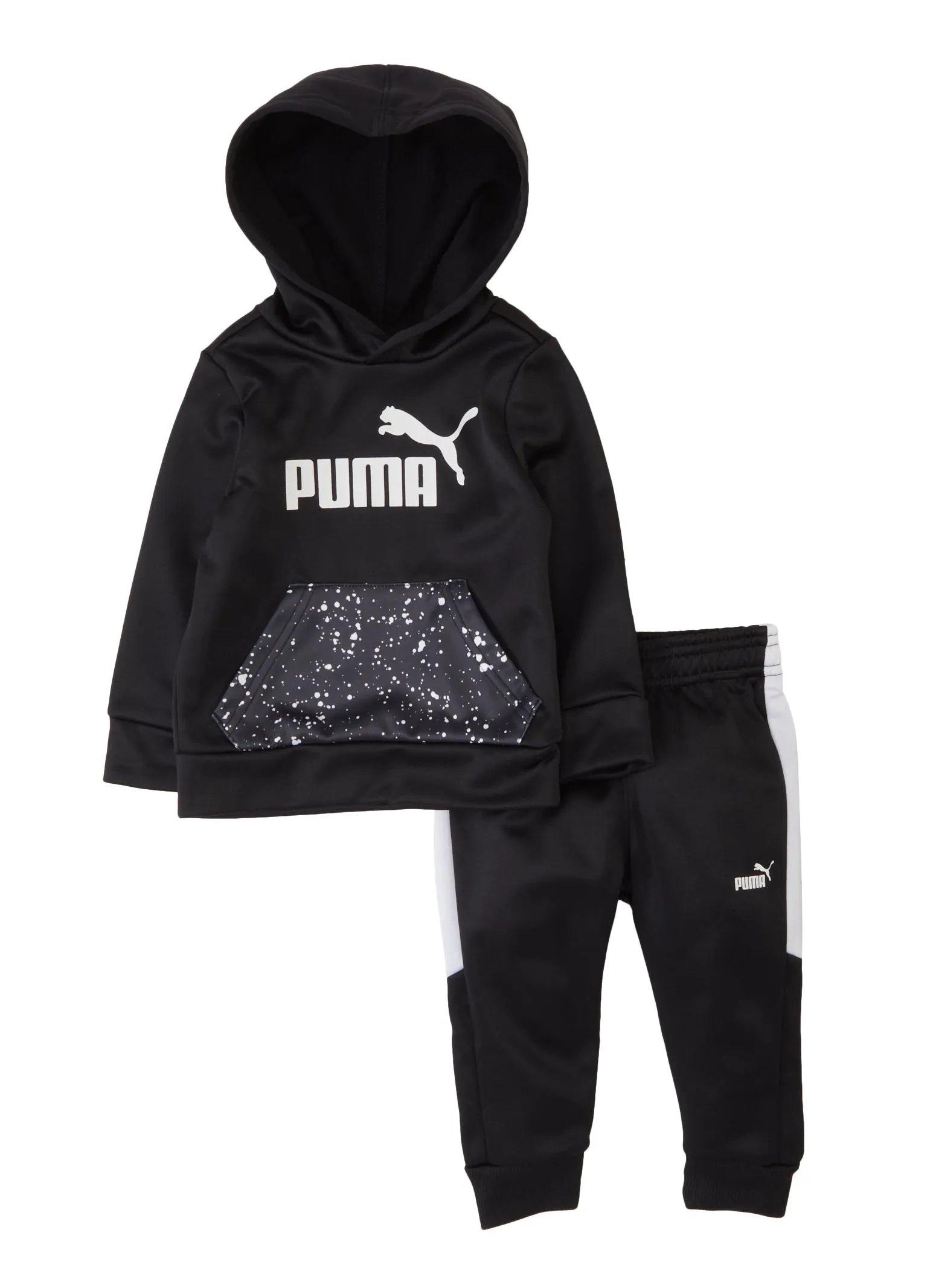 Baby Boys 12-24M Paint Splatter Pocket Hoodie and Joggers