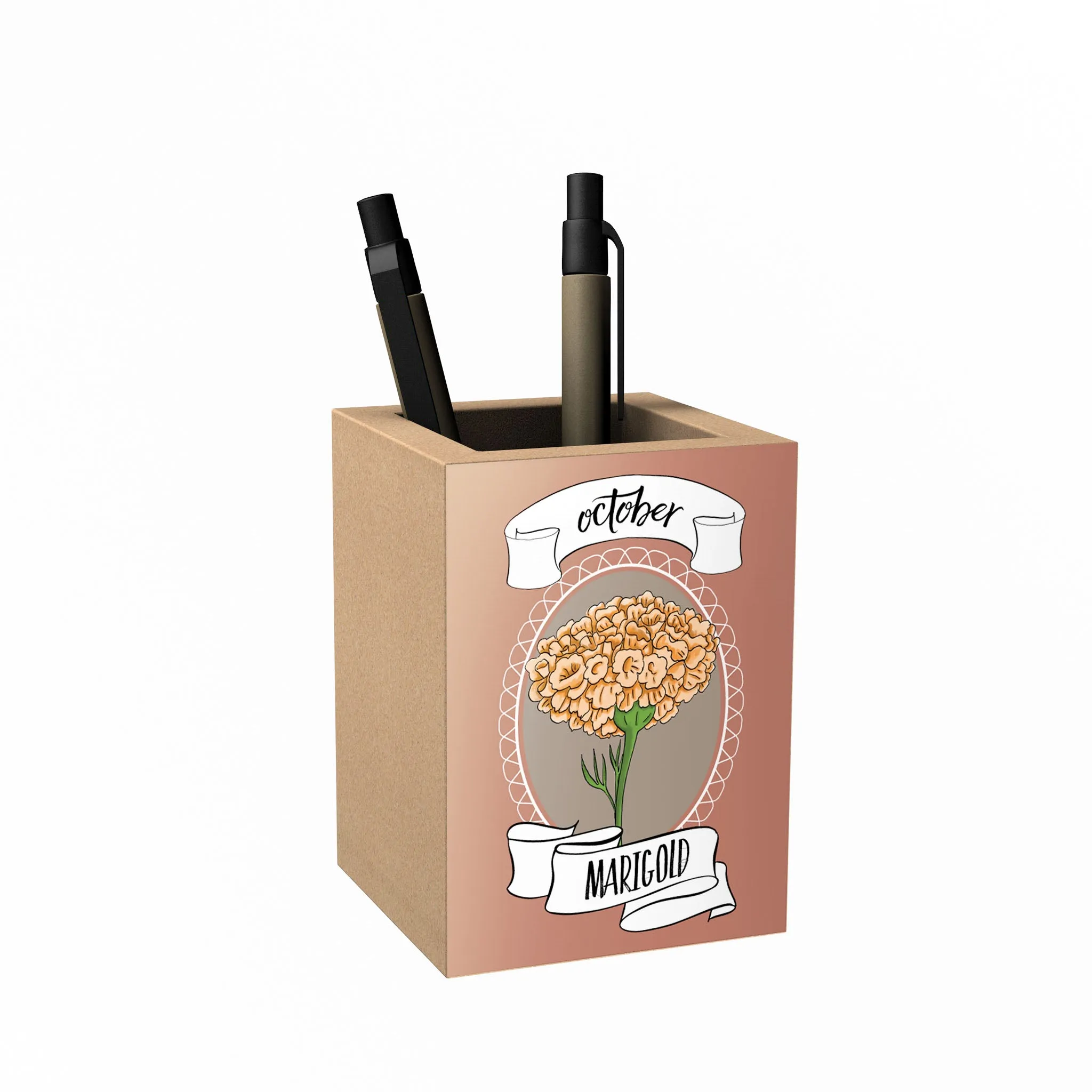 Birth Flower Penholder