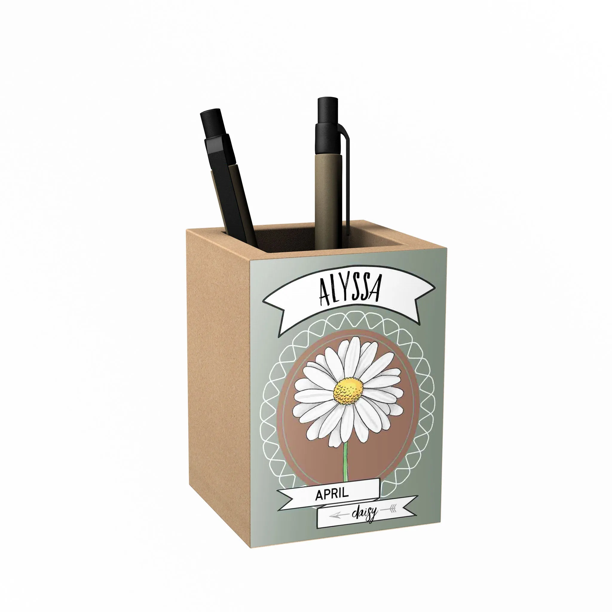 Birth Flower Penholder