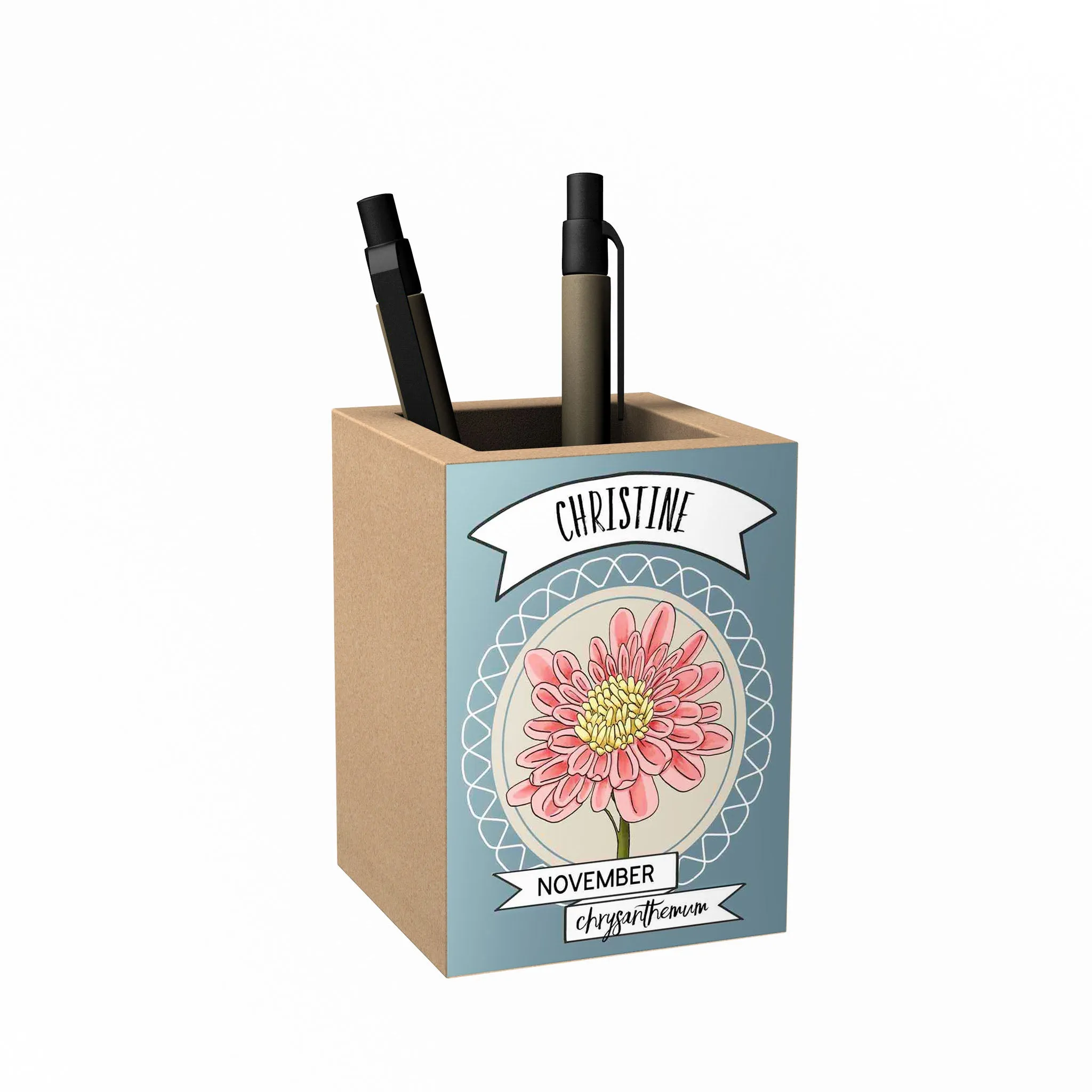 Birth Flower Penholder