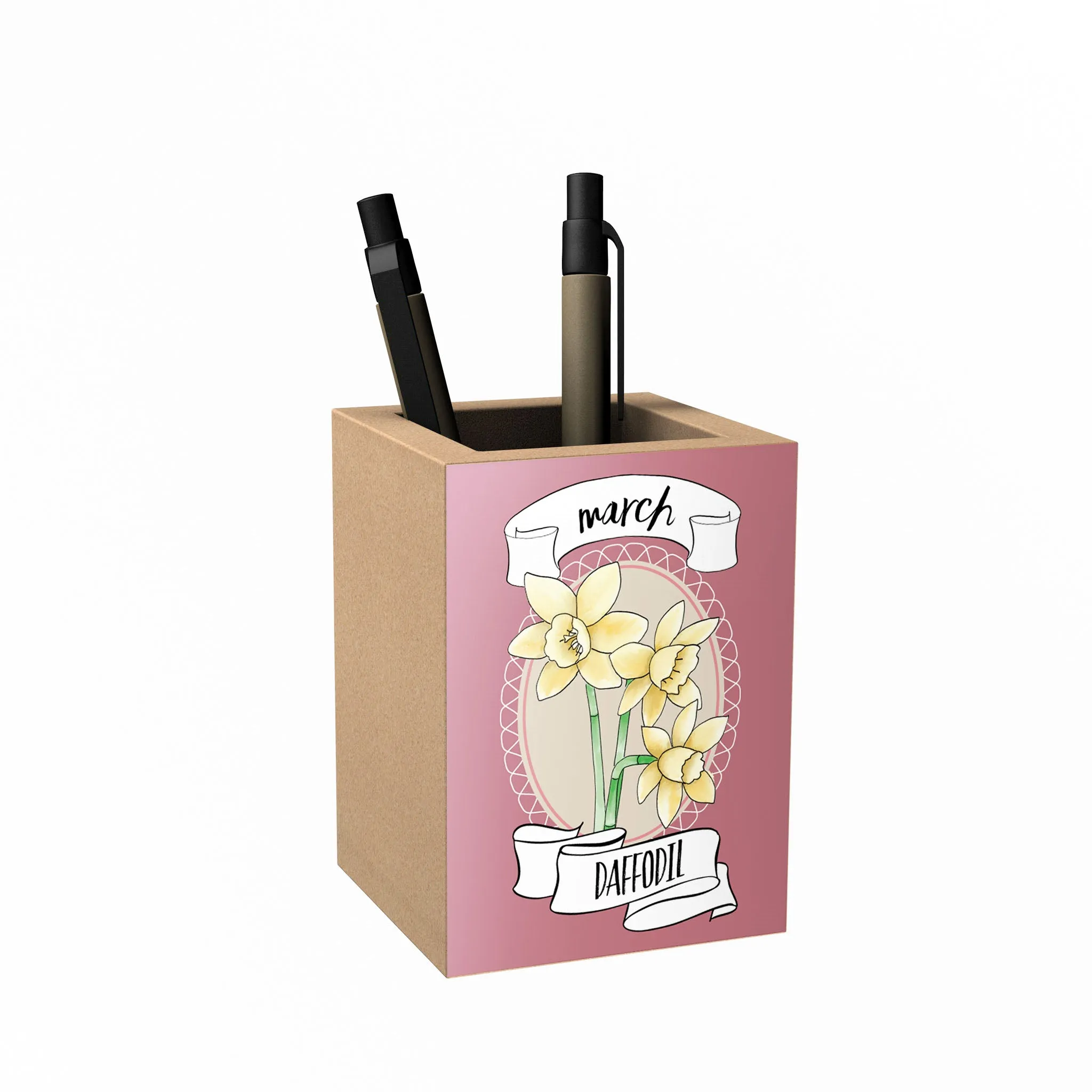 Birth Flower Penholder