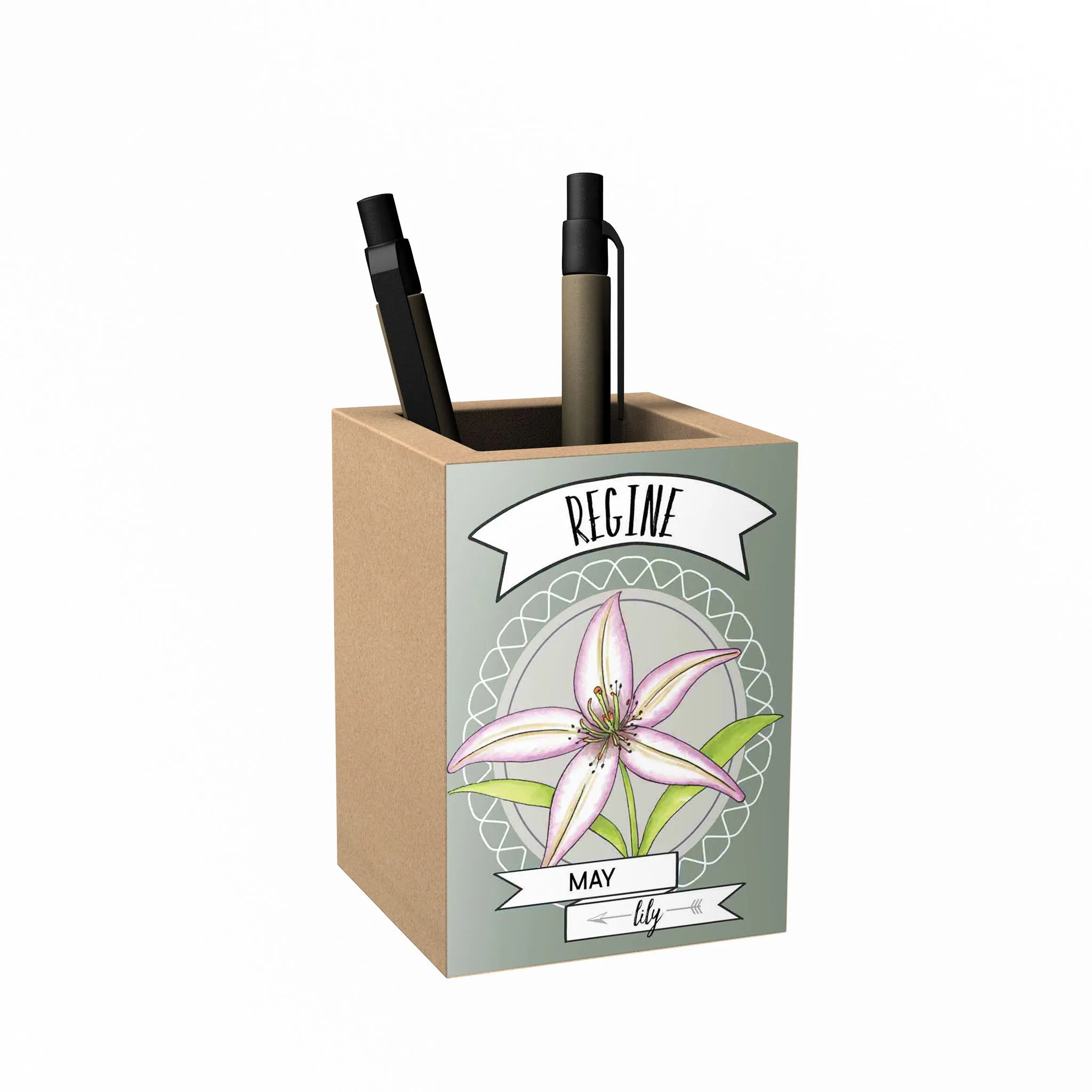 Birth Flower Penholder