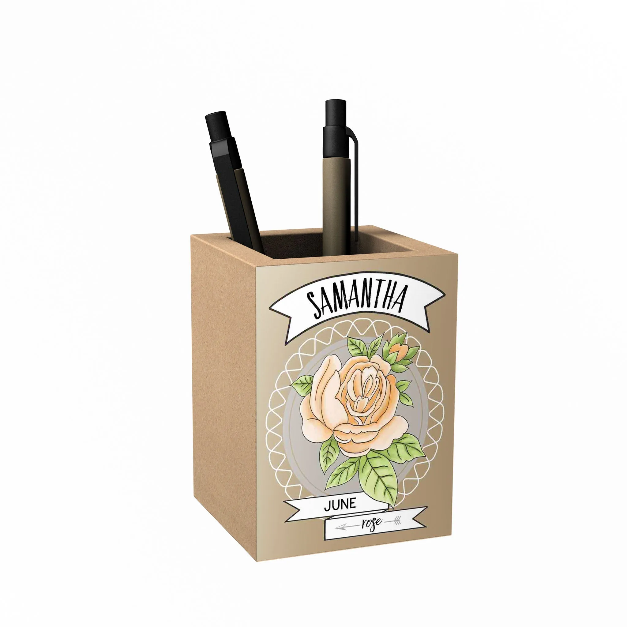 Birth Flower Penholder