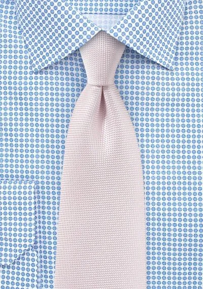 Blush MicroTexture Necktie
