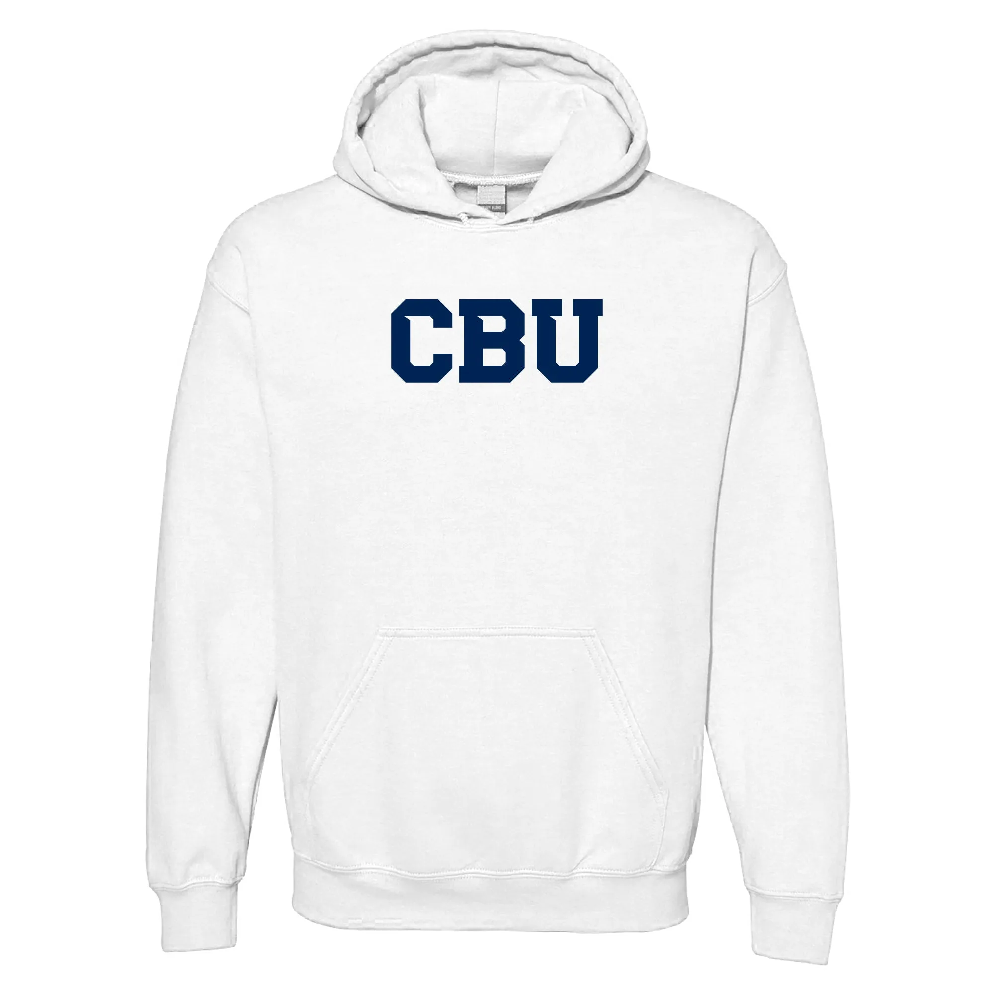 California Baptist University Lancers Basic Block Hoodie - White
