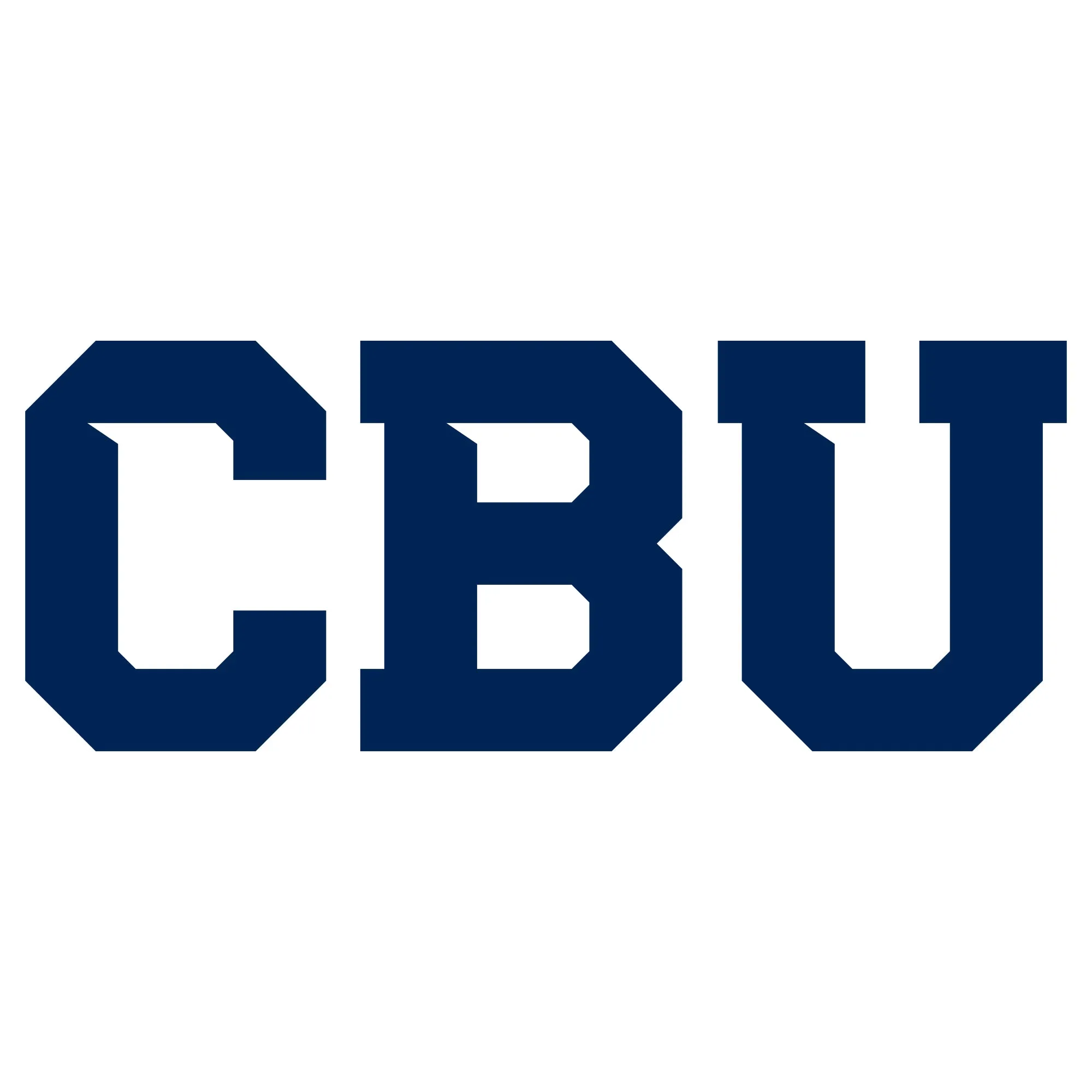 California Baptist University Lancers Basic Block Womens T Shirt - White