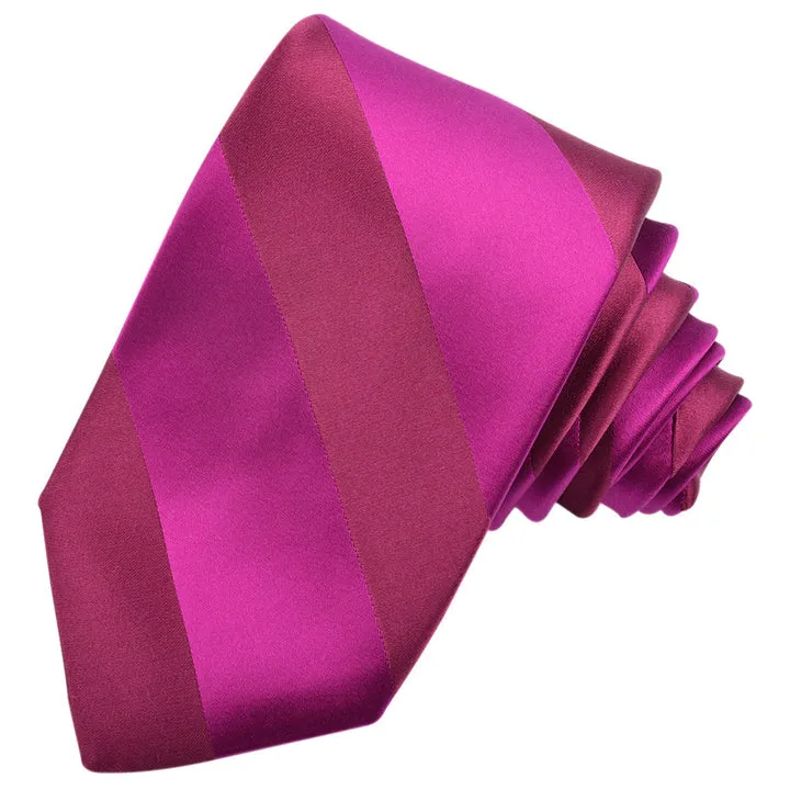 Christian Paul by Sidonio's Silk Woven Jacquard Stripe Neck Tie P10030