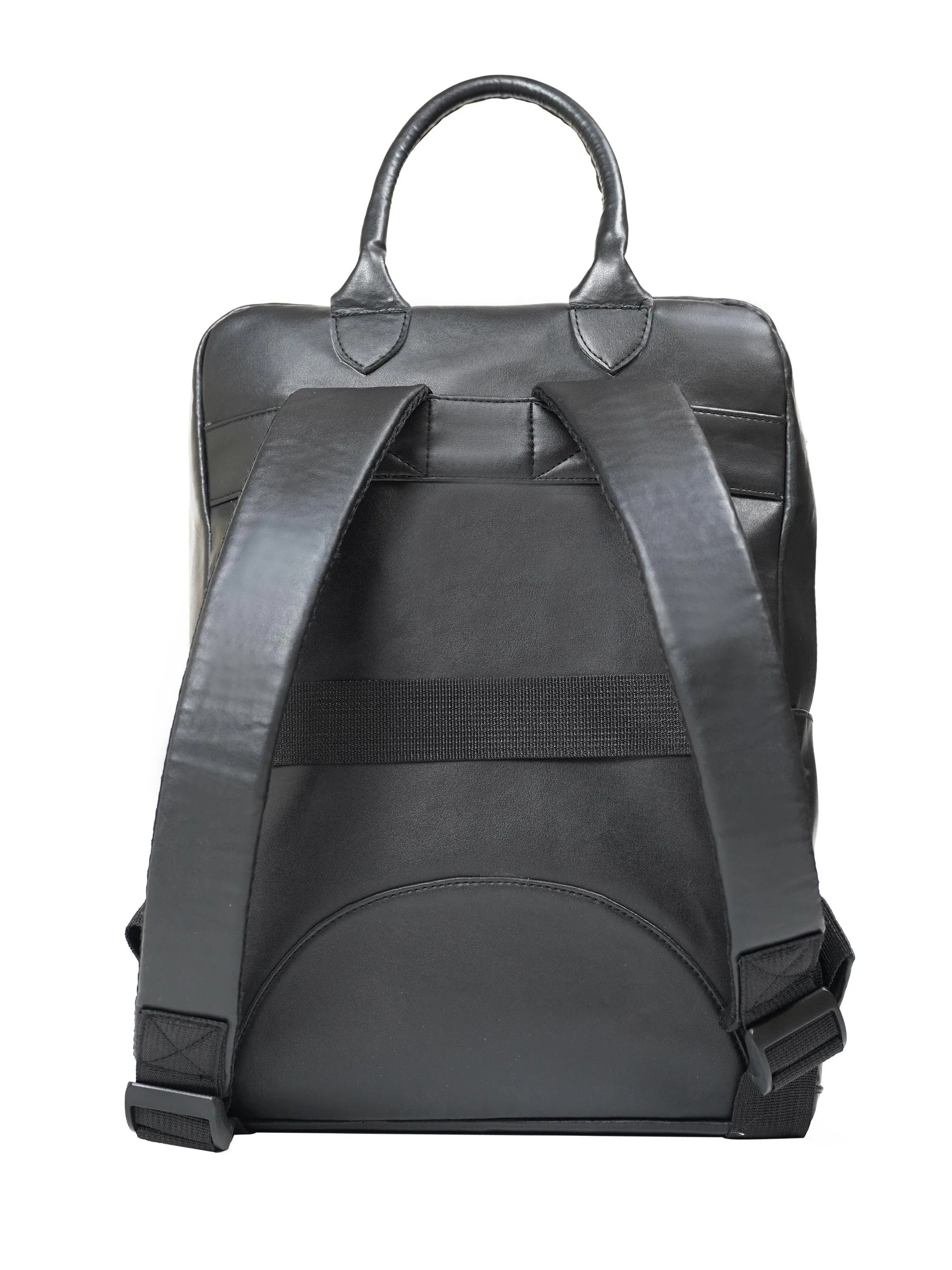 CISE - Vegan Leather Backpack (Black)