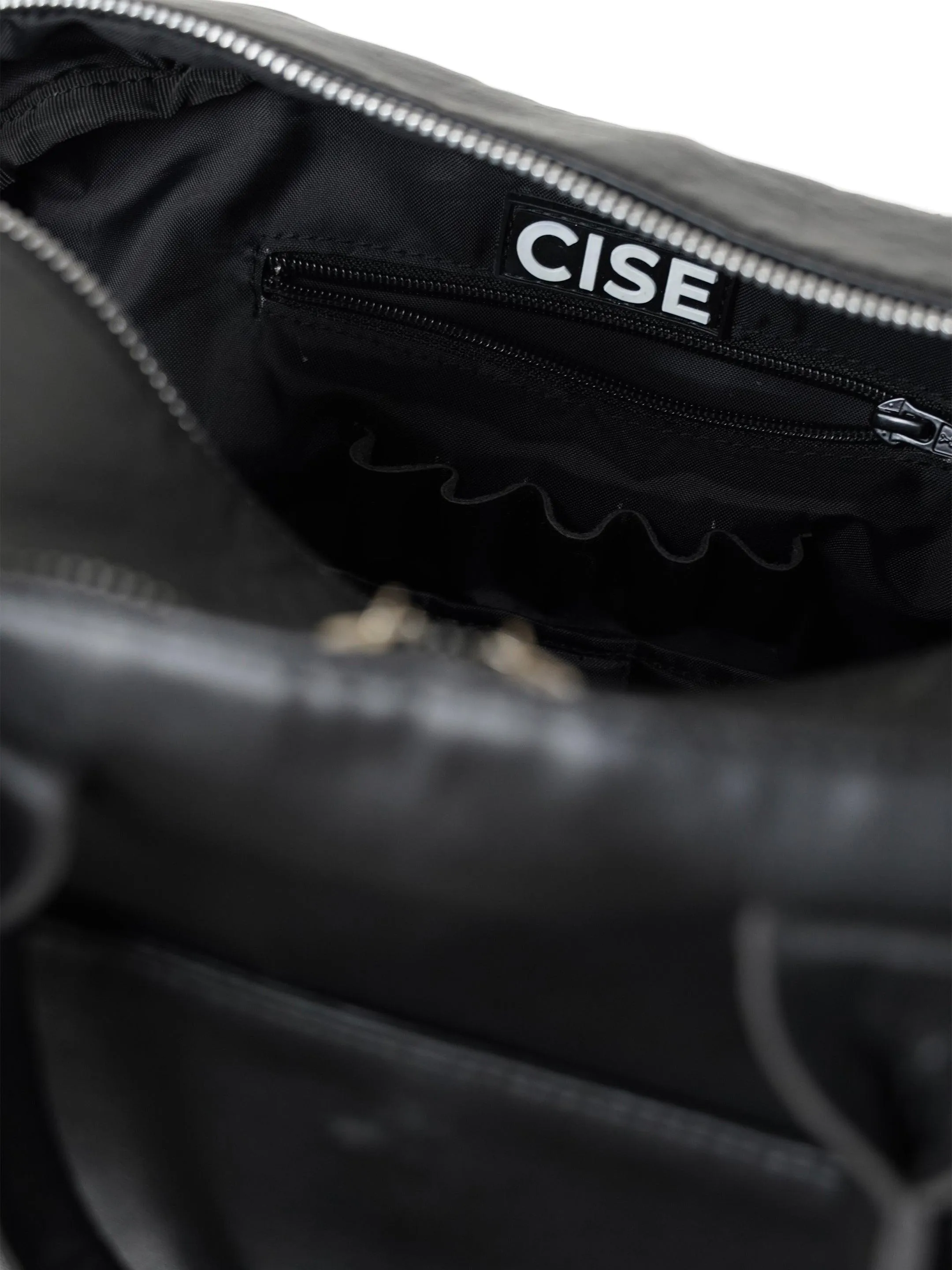 CISE - Vegan Leather Backpack (Black)
