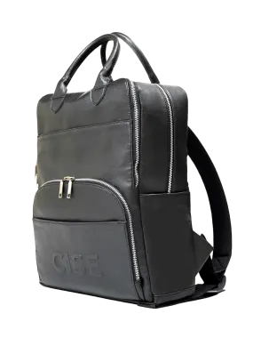 CISE - Vegan Leather Backpack (Black)