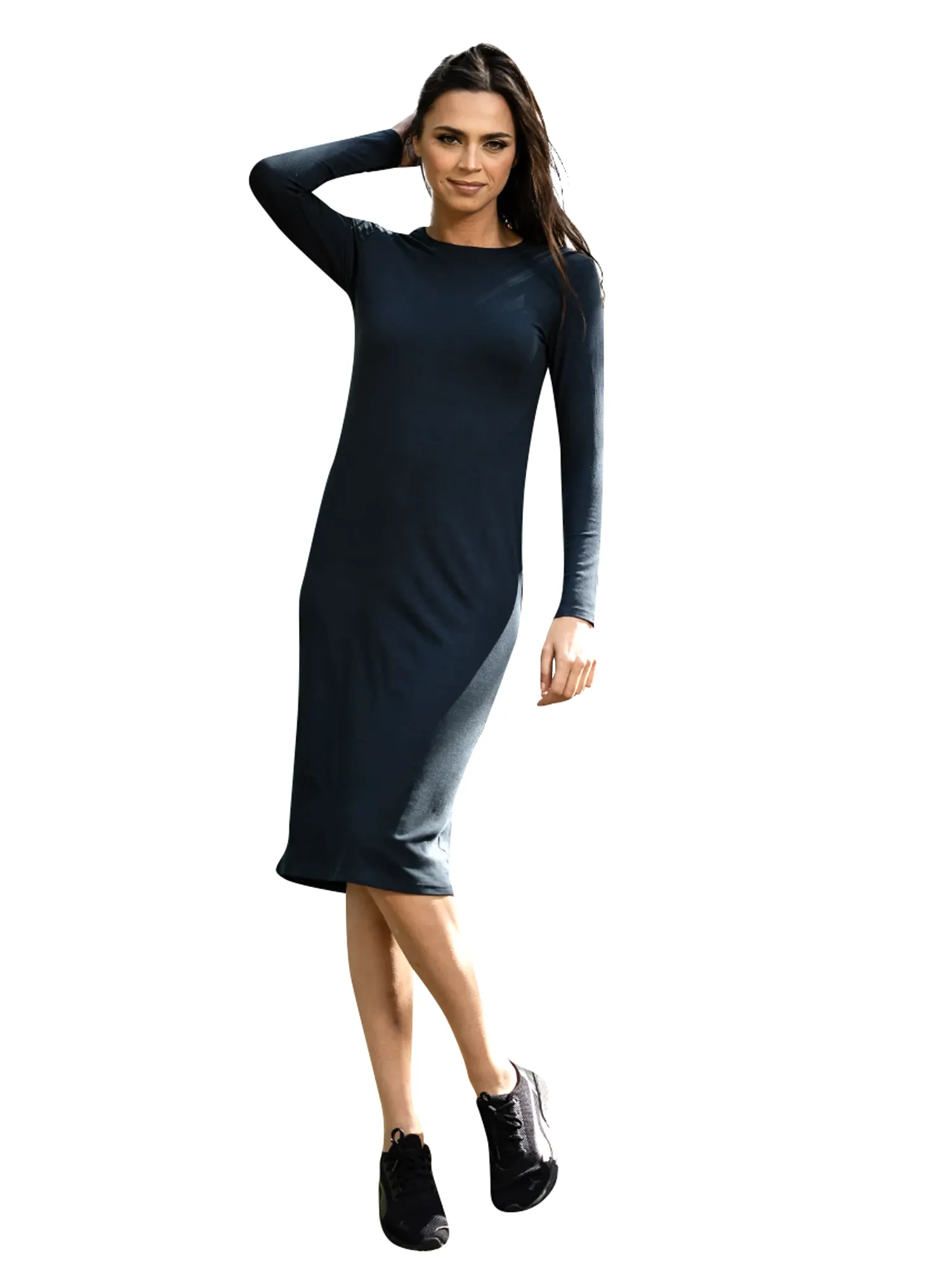 Daniella Faye Basic Ribbed Dress