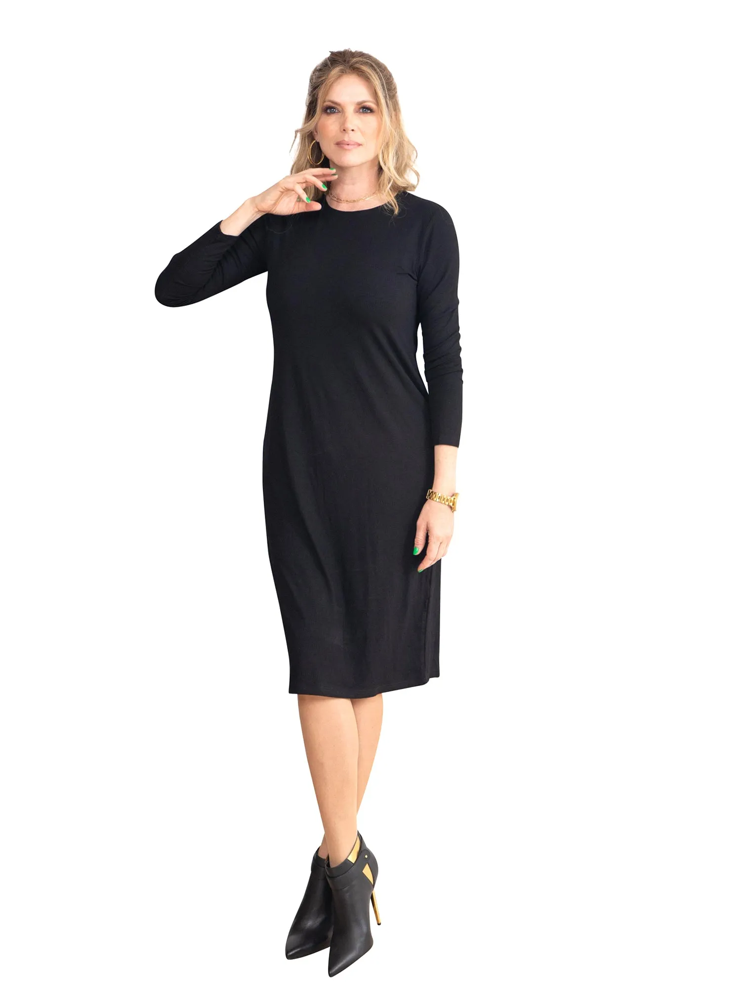 Daniella Faye Basic Ribbed Dress