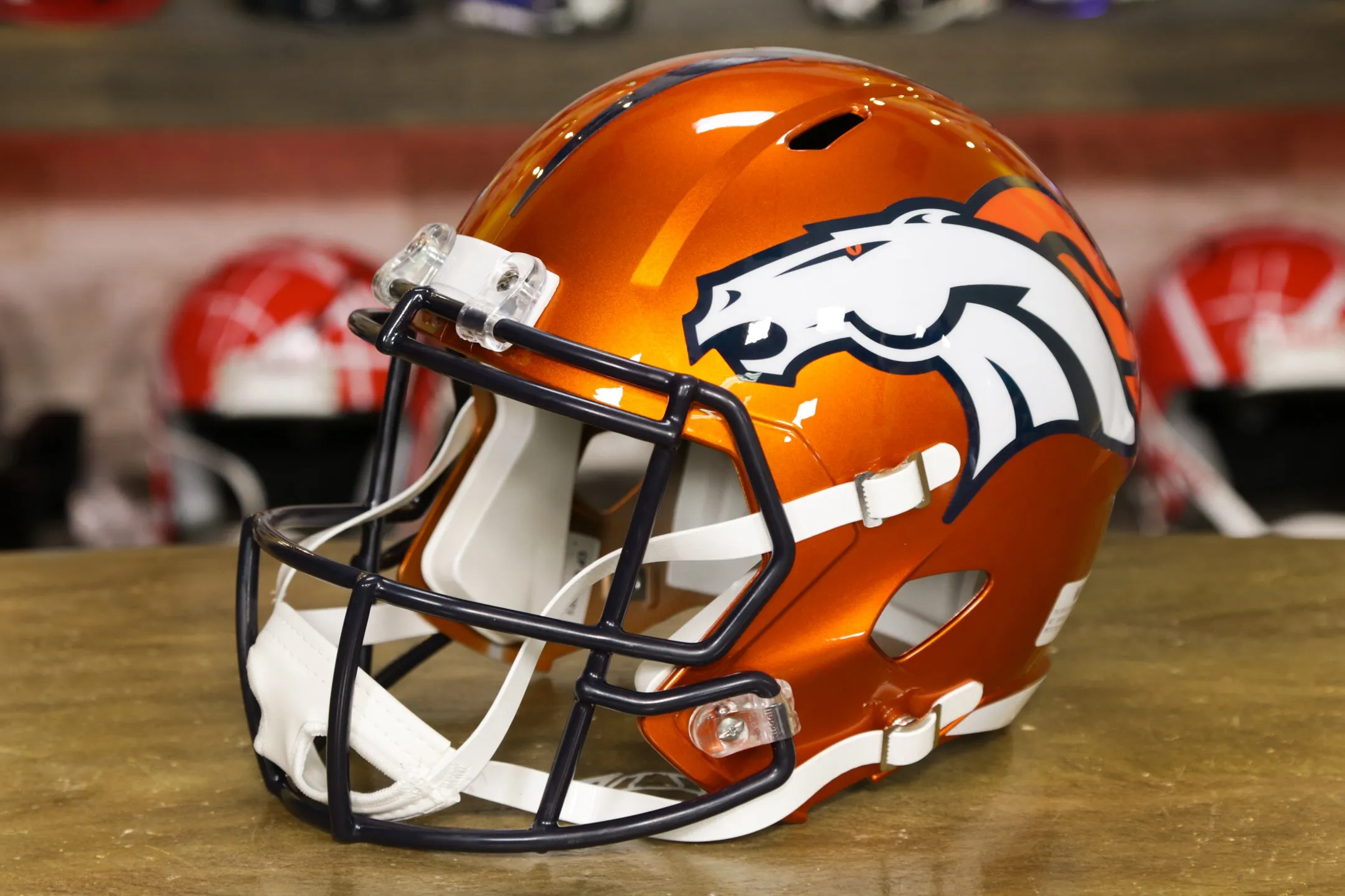 Denver Broncos Riddell Speed Authentic Helmet - Flash