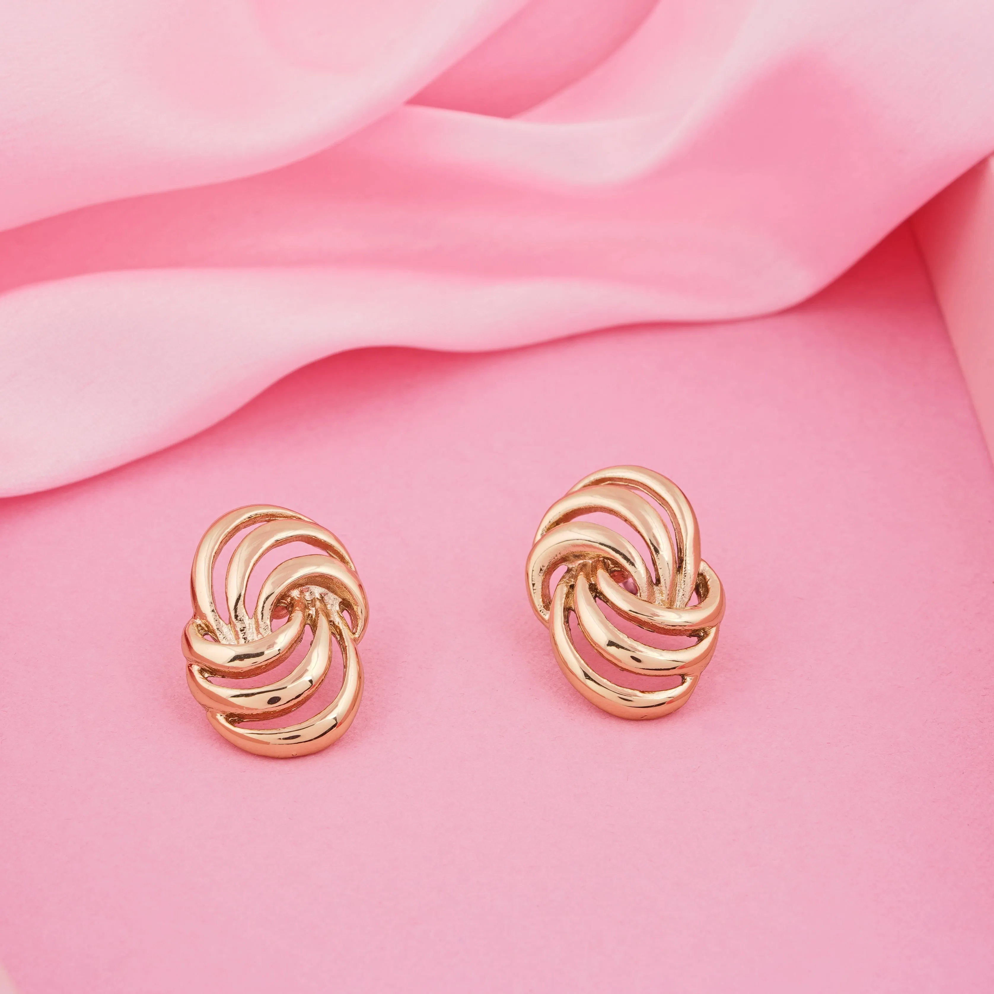 Designer Gold Tone Earrings