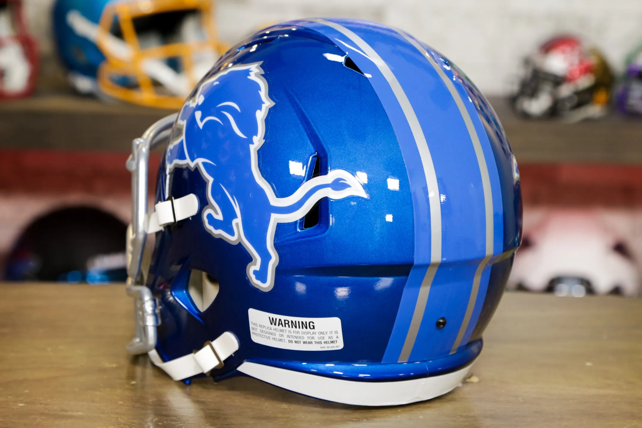 Detroit Lions Riddell Speed Authentic Helmet - Flash