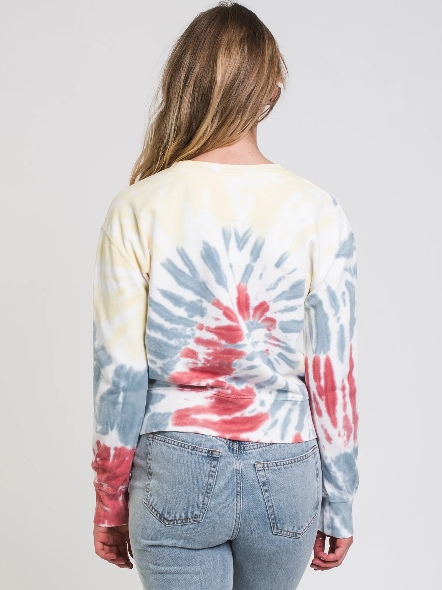 DICKIES TIE DYE CROP CREW  - CLEARANCE