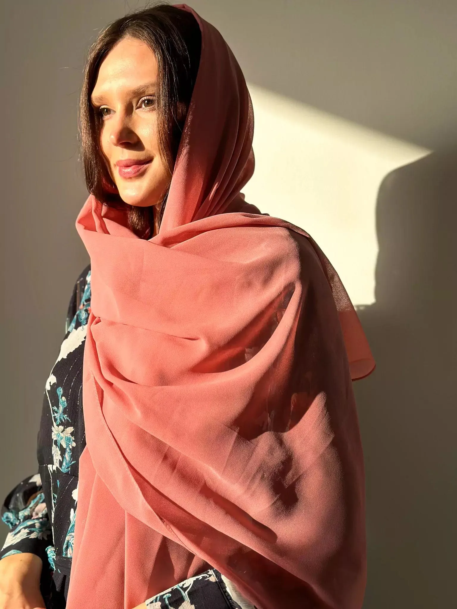 Essential Chiffon Hijab / Stole - Dusty Pink