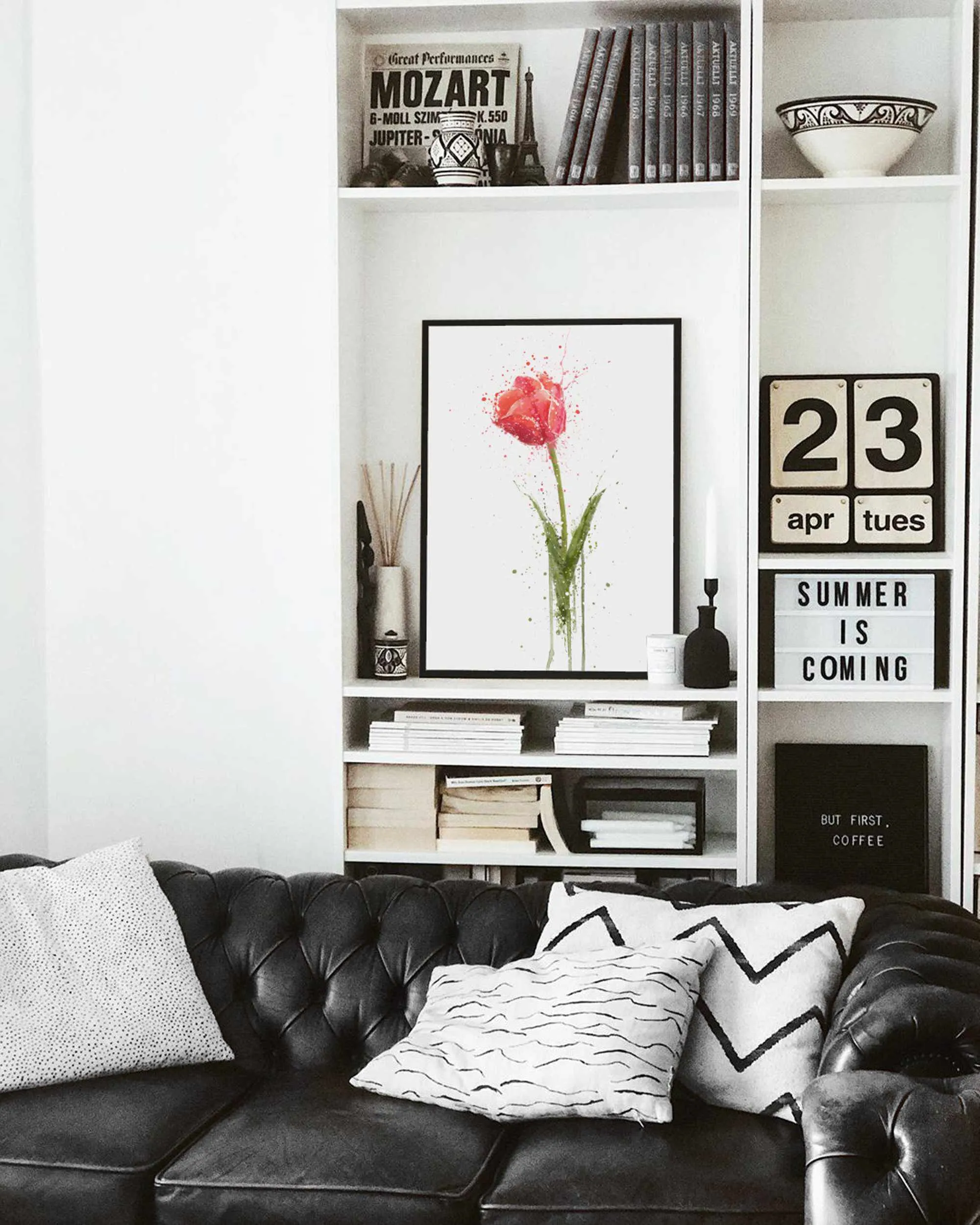 Flower Wall Art Print 'Tulip'