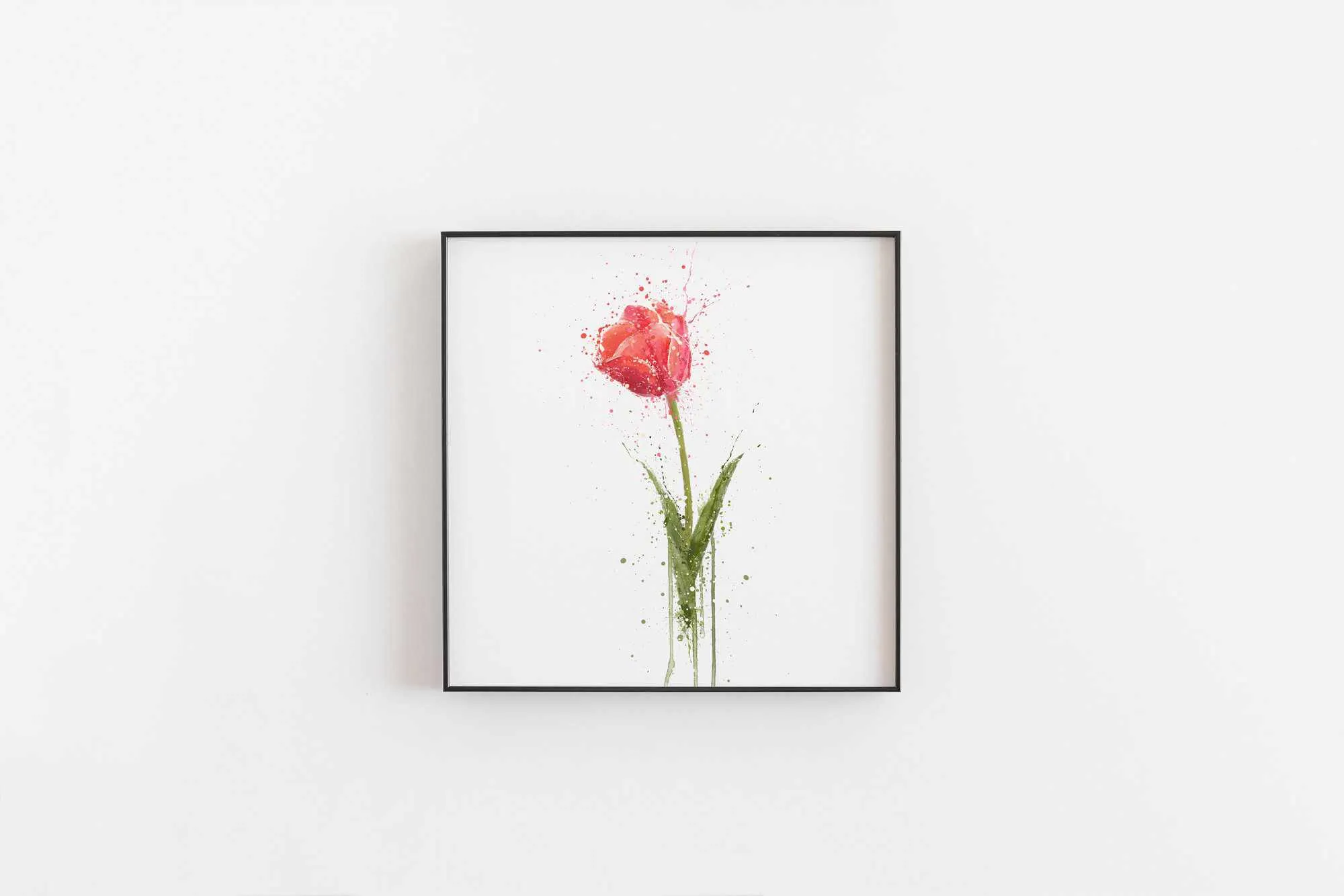 Flower Wall Art Print 'Tulip'