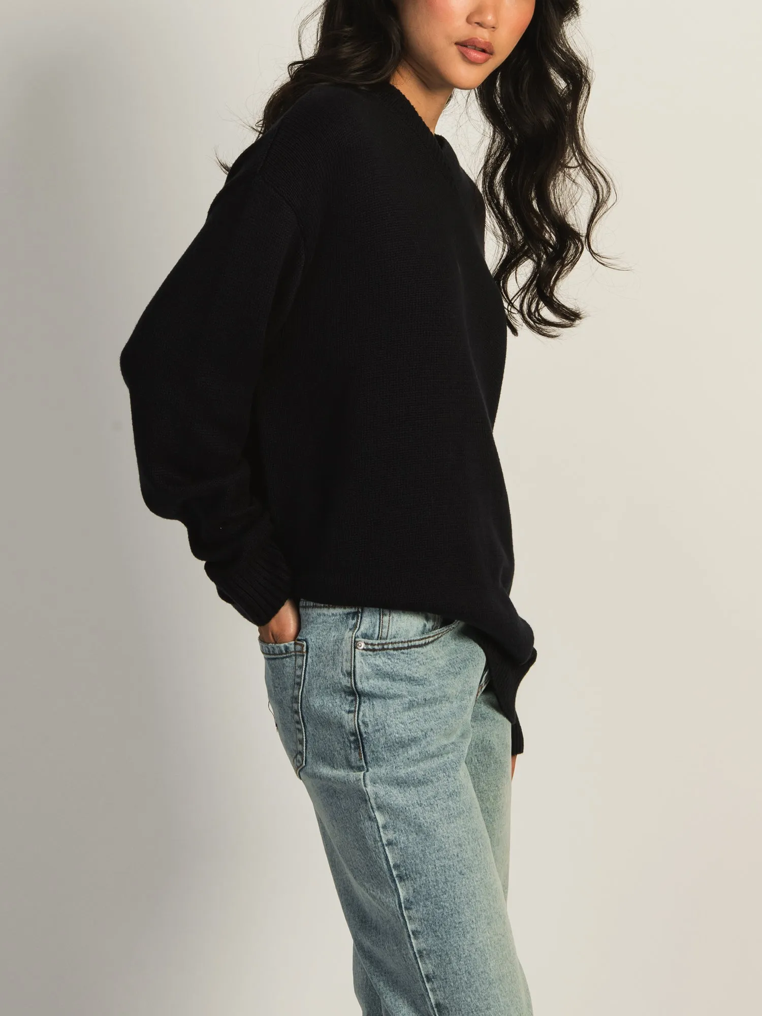 HARLOW SERENA SWEATER - NAVY
