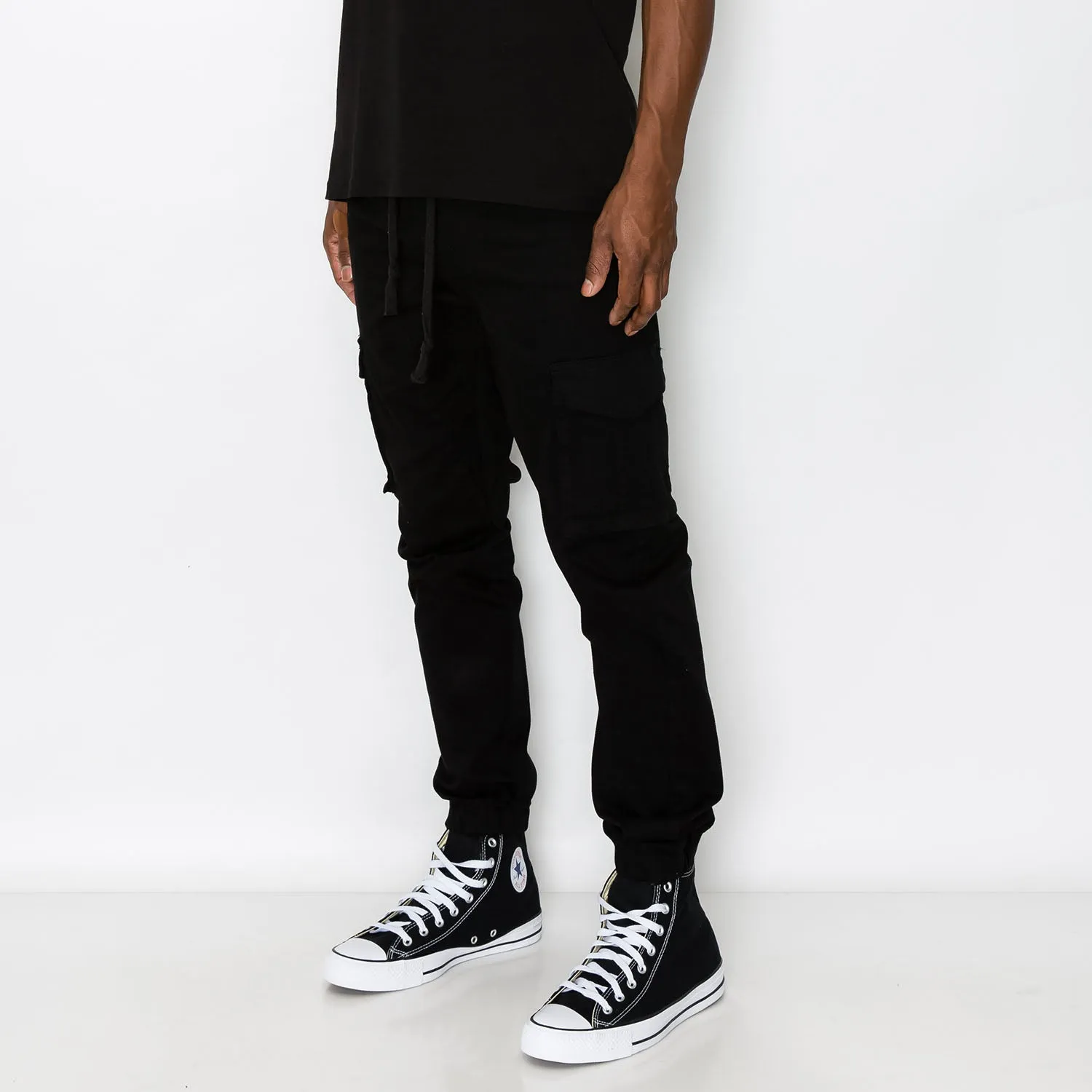JG805 Cargo Twill Jogger Pants (Open Pack)