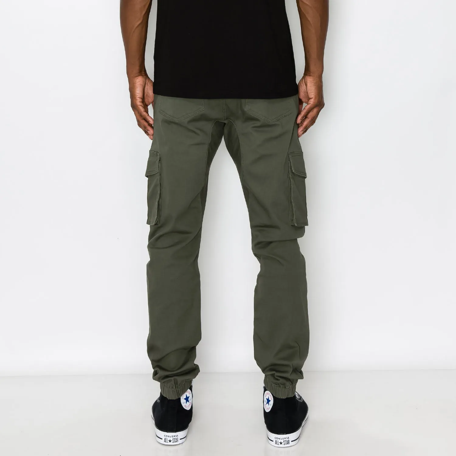 JG805 Cargo Twill Jogger Pants (Open Pack)