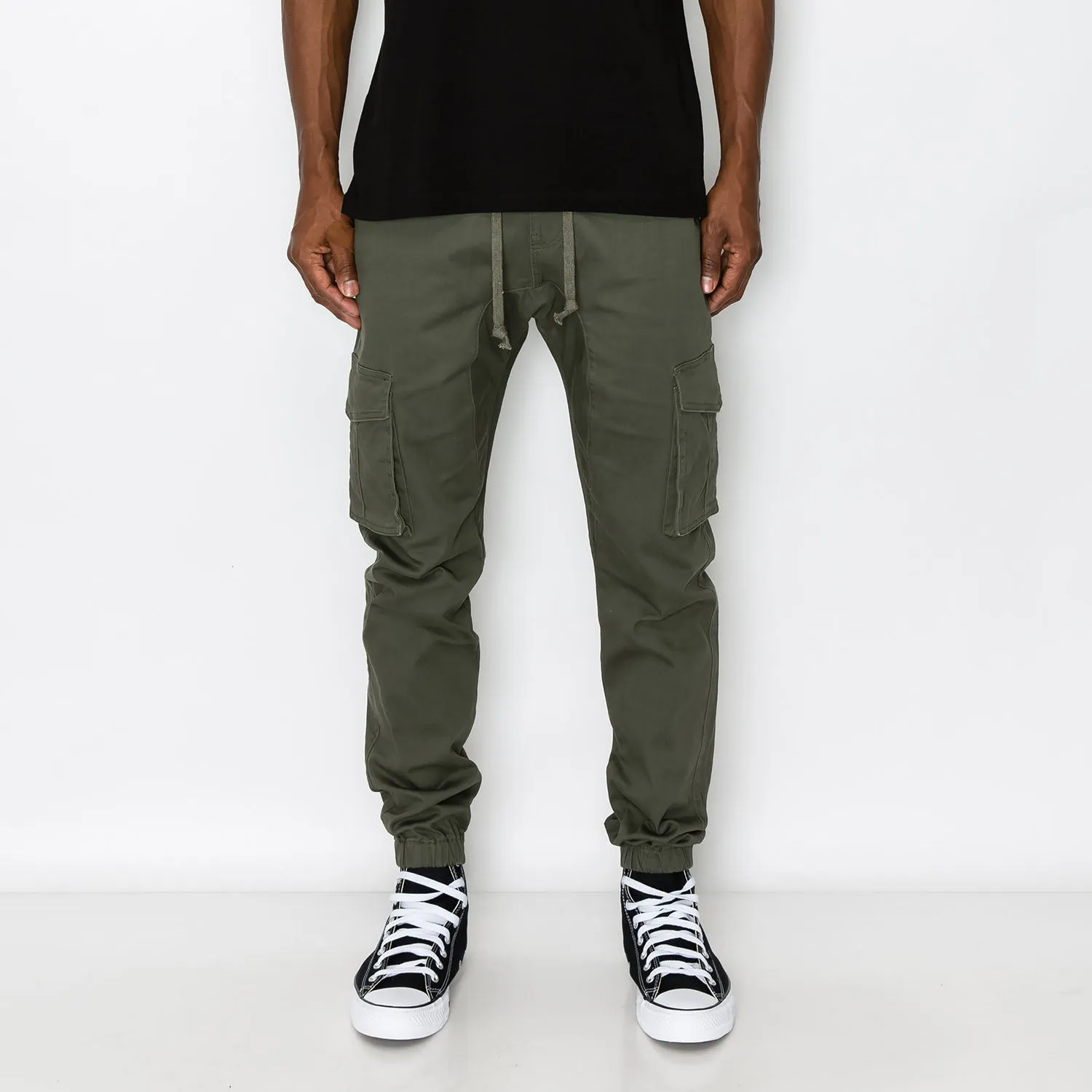 JG805 Cargo Twill Jogger Pants (Open Pack)