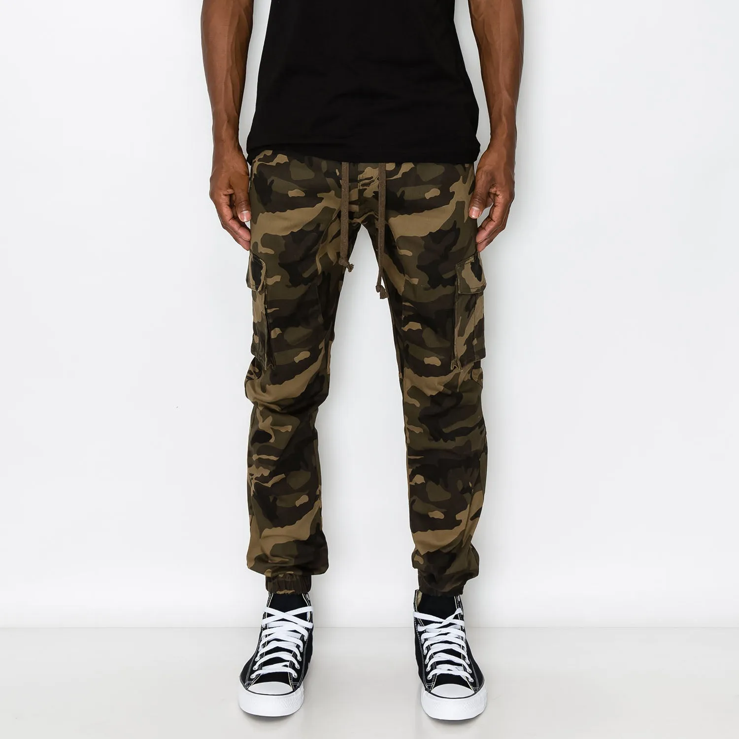 JG805 Cargo Twill Jogger Pants (Open Pack)