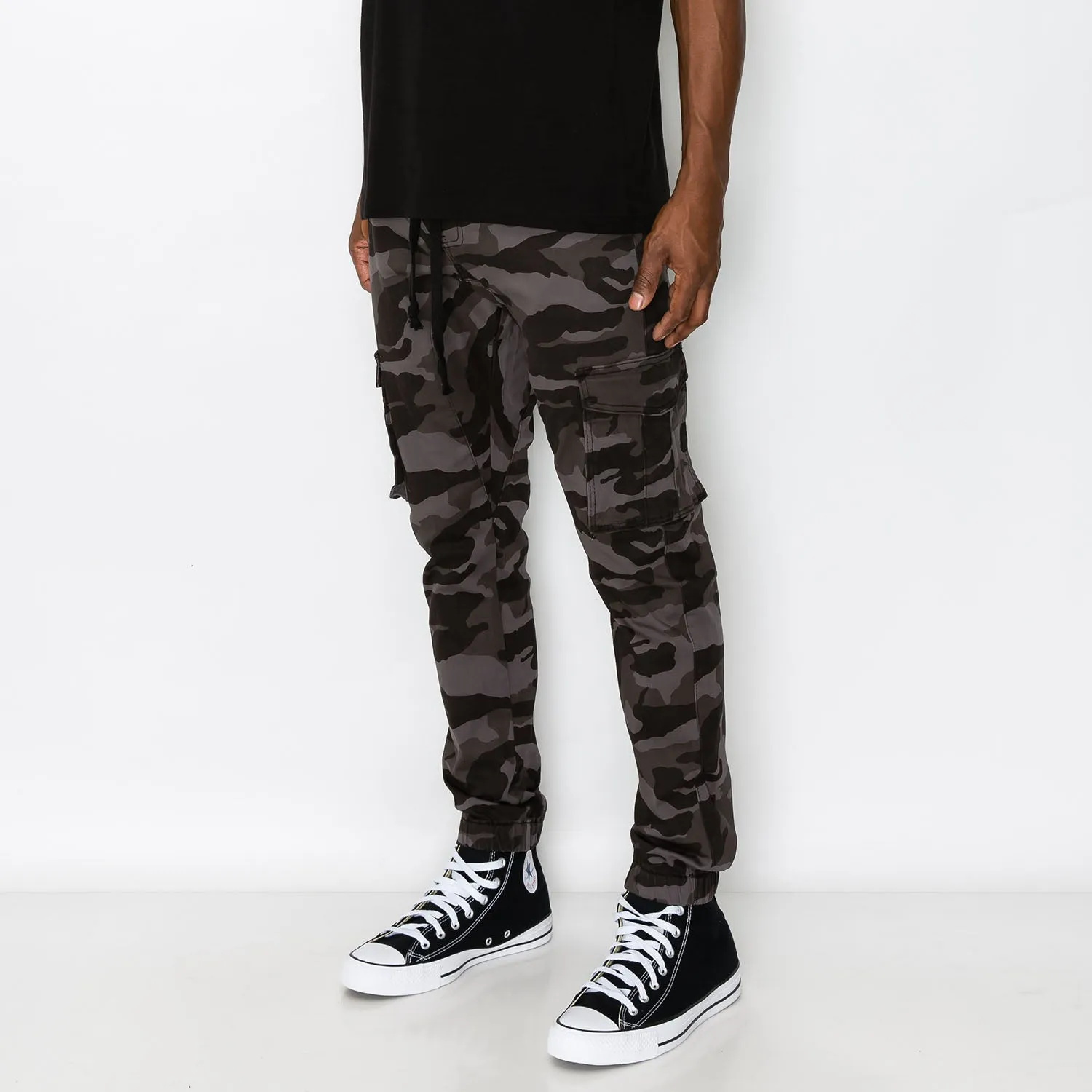 JG805 Cargo Twill Jogger Pants (Open Pack)
