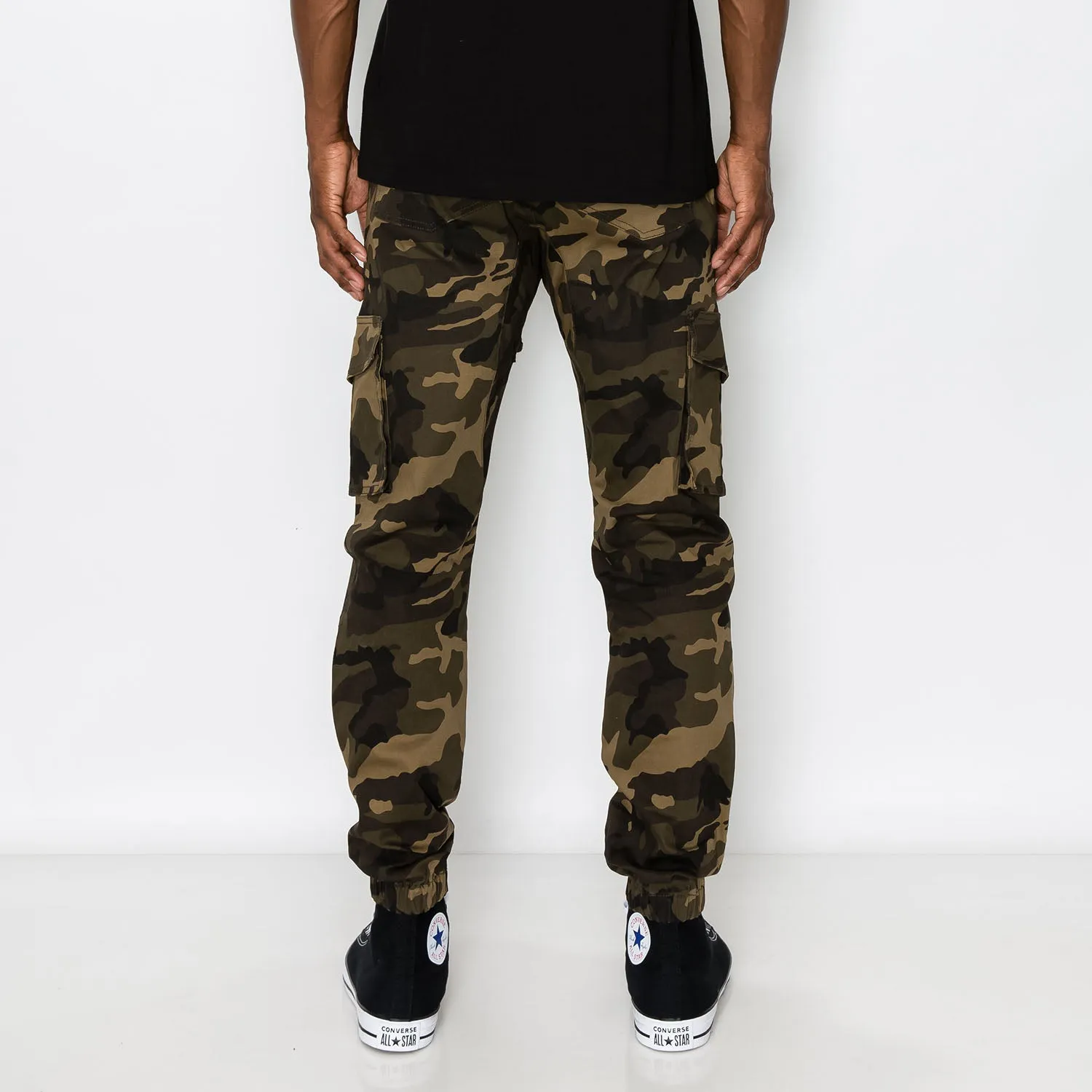 JG805 Cargo Twill Jogger Pants (Open Pack)