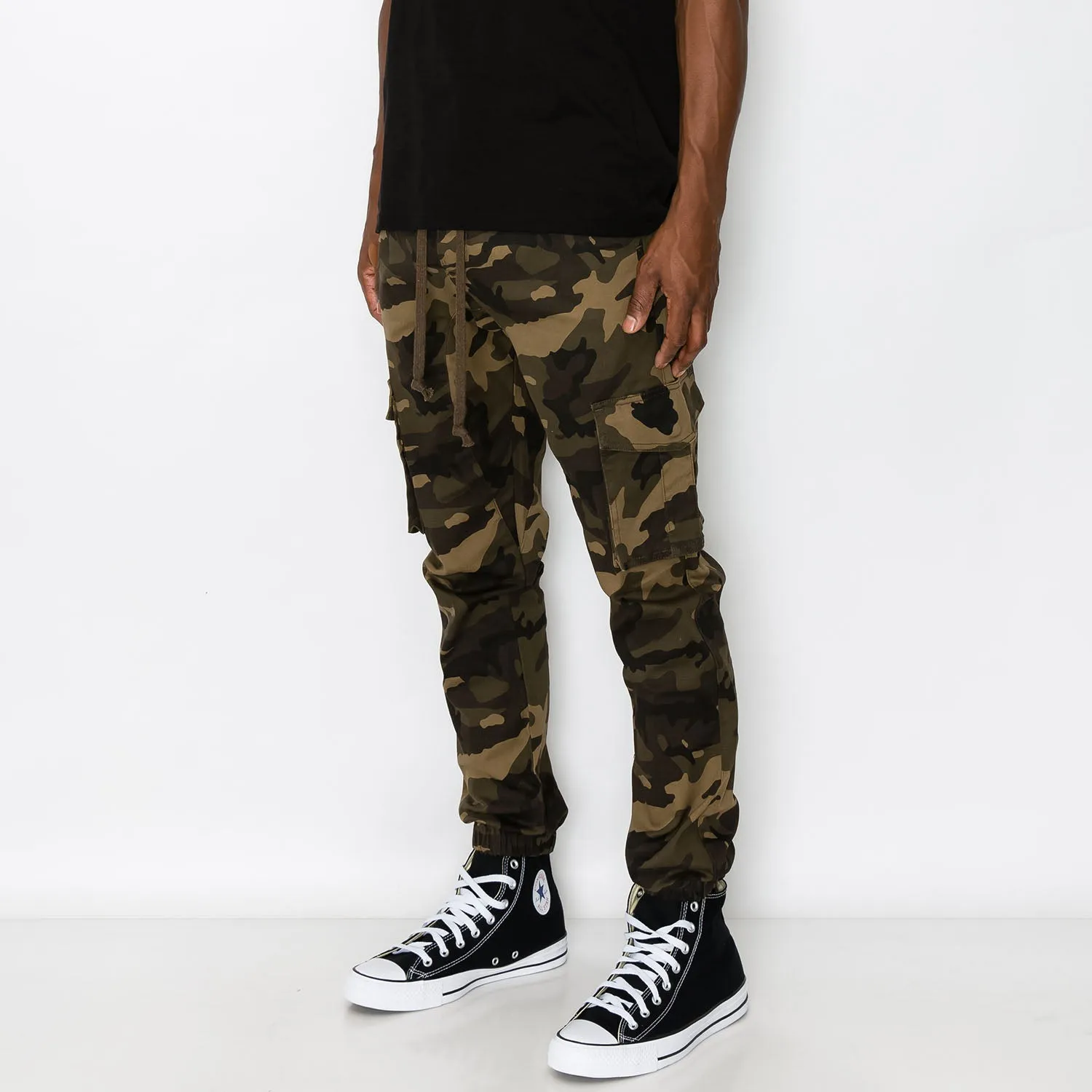JG805 Cargo Twill Jogger Pants (Open Pack)