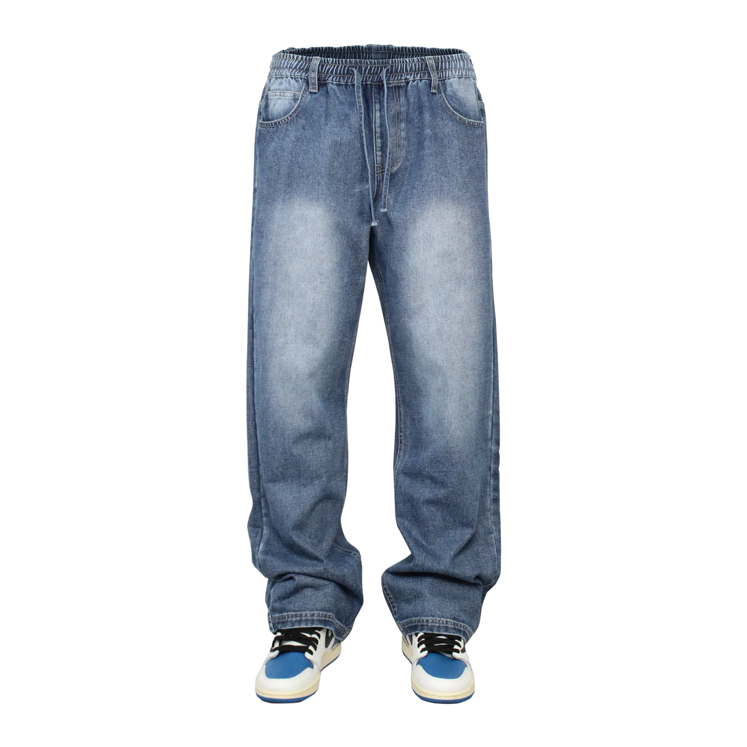 JG813 Baggy Fit Denim Joggers (Open Pack)
