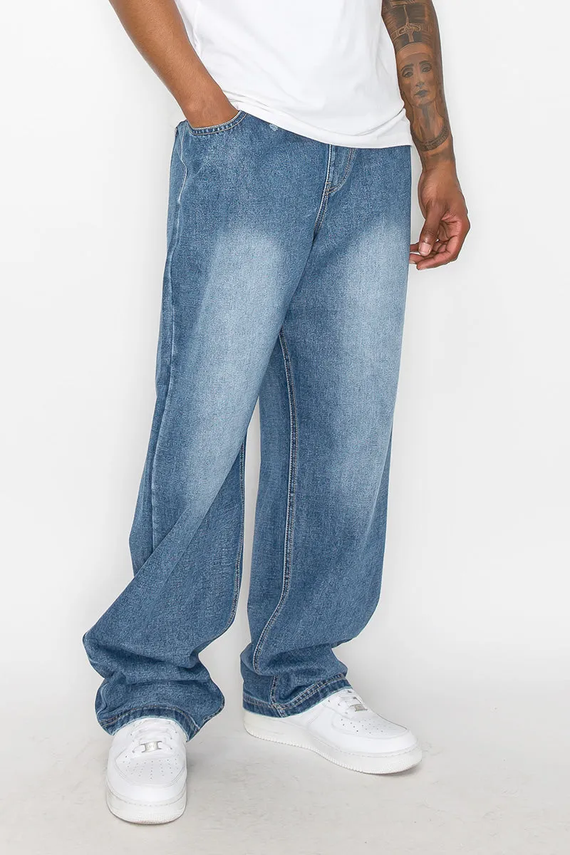 JG813 Baggy Fit Denim Joggers (Open Pack)