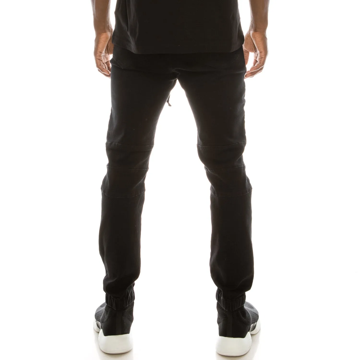JG873 Biker Denim Jogger Pants (Open Pack)