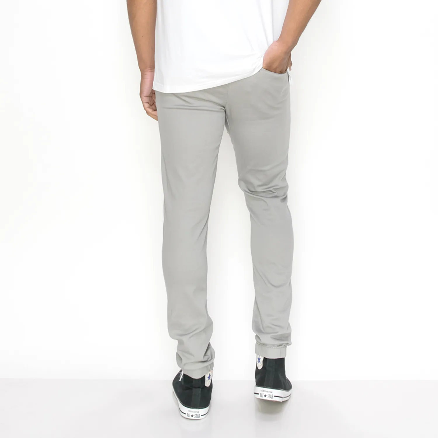JG876 Slant Pocket Skinny Joggers (Open Pack)